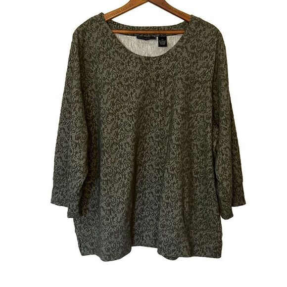 Preswick & Moore Scoop Neck Stretch Shirt - Picture 1 of 7